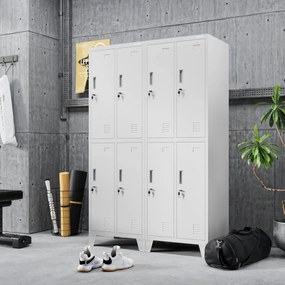 BHP munkaruhaszekrény szürke: BARTEK 2 Plus