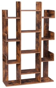 NAVARO barna könyvespolc