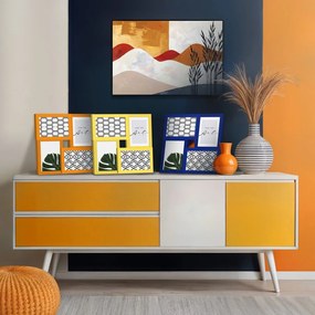 Sötétkék fali képkeret 27x27 cm – knor