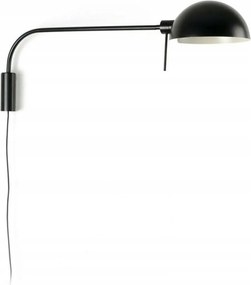 Faro Dominica XL fali lámpa, fekete, acél, E27, 885 mm, modern dizájn