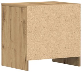 Éjjeli asztal 2 db Kézműves tölgy 45x34x44,5 cm Műanyag