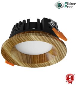 APLED APLED - LED Lámpa RONDO WOODLINE LED/3W/230V 4000K átm. 9 cm kőris tömör fa AP0187