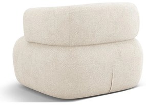 Bézs buklé fotel Jenny – Micadoni Home