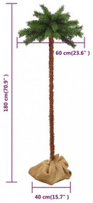 karácsonyfa LED-ekkel 180 cm