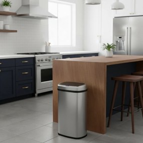 DEUS érzékelős szemetes, 58 liter, ezüst Jurhan