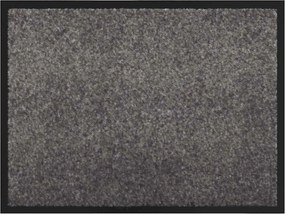 vidaXL Ajtószőnyeg Világosszürke 60 x 40 x 1.2 cm Mackófleece
