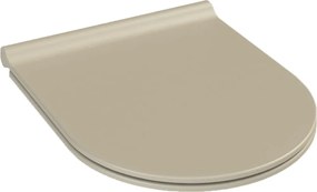 CeraStyle CITY SLIM WC ülőke - MATT BÉZS - duroplast - lecsapódásgátlós - könnyen levehető