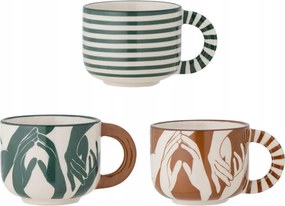 Bloomingville Carim Bögre 3 db-os bögre szett 245 ml Zöld