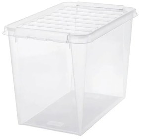 SmartStore Classic tárolódoboz fehér klipszekkel, 61 l, 61 l