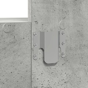 Fali sminkasztal Beton szürke 60x40x70 cm