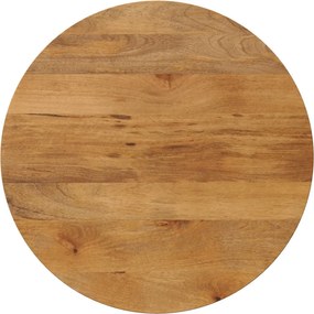 vidaXL tömör mangófa kerek asztallap Ø90 x 2,5 cm