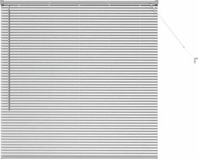 vidaXL Zsalugáter Redőnyök Ezüst 130 x 125 cm Alumínium