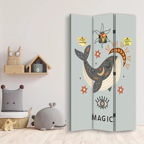 Gario Paraván Magic whale Méret: 110 x 170 cm, Kivitelezés: Parafa paraván