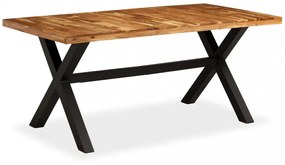 tömör akácfa/mangófa étkezőasztal 180 x 90 x 76 cm