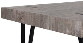 Design Sötét Fa Étkezőasztal 180 x 90 cm ADENA Beliani