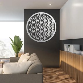 Mandala fa falfestmény | Élet virága