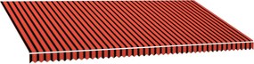 vidaXL narancssárga és barna napellenző ponyva 600 x 300 cm