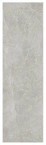 betonszürke térelválasztó könyvszekrény 100 x 30 x 103 cm