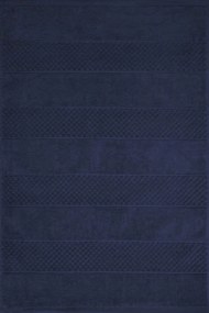 Fürdőszobaszőnyeg 60x90 Jessi Eurofirany dombornyomott geometrikus sötétkék