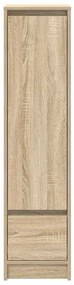 sonoma tölgy szerelt fa magasszekrény 29,5x34x119,5 cm