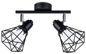 Sollux SL.1106 - Spotlámpa ARTEMIS 2xE14/40W/230V fekete