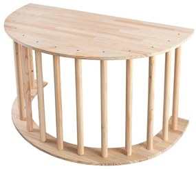 Natúr színű borovi fenyő hinta 60x100x60 cm Montessori – Little Nice Things