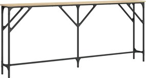 vidaXL sonoma tölgy színű szerelt fa tálalóasztal 180x23x75 cm