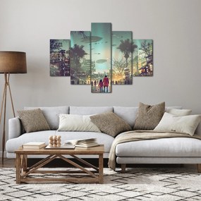 Kép - egy város a jövőben (150x105 cm)