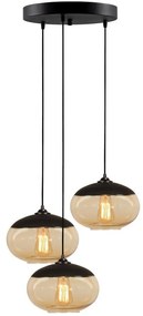 Csillár zsinóron CAMINI 3xE27/40W/230V