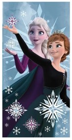 Disney Jégvarázs Snowflake fürdőlepedő, strand törölköző 70x140cm