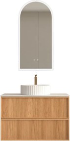 AREZZO design SAVONA 80 cm-es alsószekrény 2 fiók, tölgy