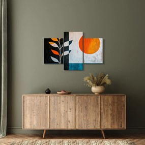 Kép - Növény és nap absztrakciója (90x60 cm)