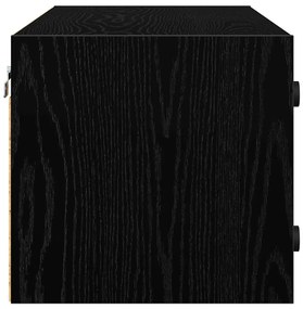 Fali Szekrény Fekete tölgy 102 x 37 x 35 cm Faanyag