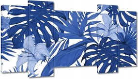 Festmények 120x65 Classic Blue Monstera