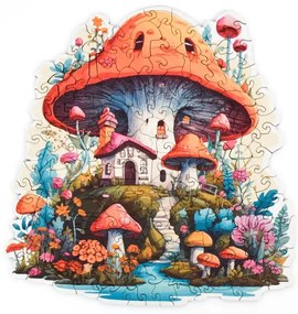 Gombaház fa puzzle