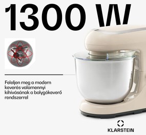 Klarstein Bella Pico 2G, konyhai robotgép, 1300 W, 1,7 PS, 6 fokozat, 5 L