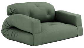 Hippo zöld kinyitható kanapé 140 cm - Karup Design