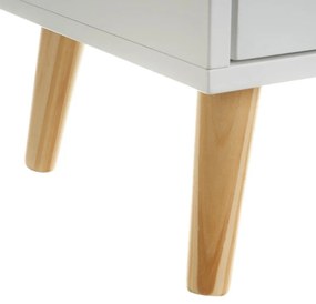 Fehér gyerek éjjeliszekrény – Casa Selección