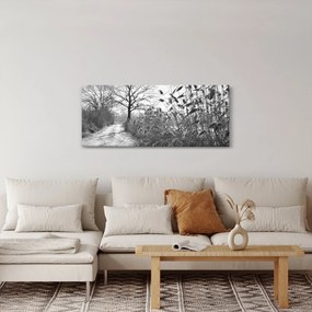 Kép - Mezők télen (120x50 cm)