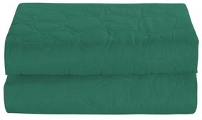 STONE zöld ágytakaró mintával Méret: 200 x 220 cm