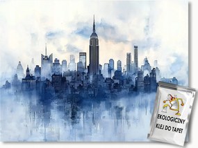 Fotótapéta Flizelina New York Manhattan Felhőkarcolók Skyline 150x105 ragasztó