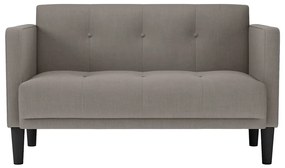 tópszínű szövet loveseat kanapé 111 cm