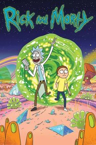 Plakát Rick & Morty - Portal, (61 x 91.5 cm)