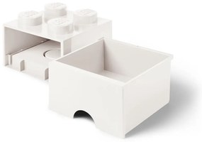 Négyszögletes fehér tárolódoboz - LEGO®
