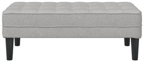 Padló szürke 113x57x39 cm szövet