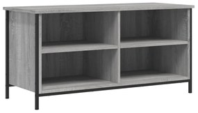szürke sonoma színű szerelt fa TV-szekrény 100x40x50 cm