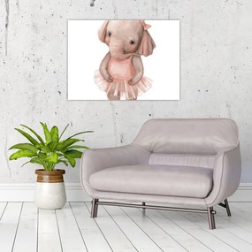 Üveg kép - Akvarell állatka N⁰5 (70x50 cm)