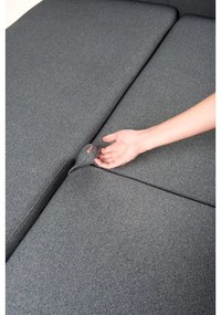 Sötétszürke kinyitható kanapé Pop - Bonami Selection