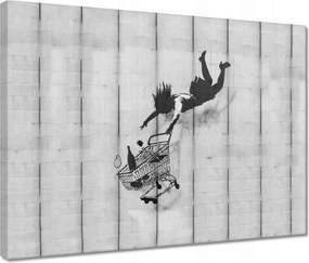 Festmények 40x30 Banksy kosár