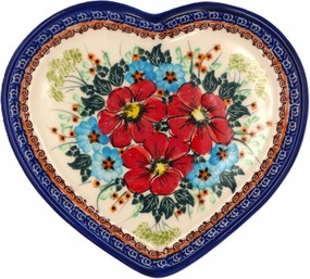 Tányér Szív Kerámia Boleszláv ajándék